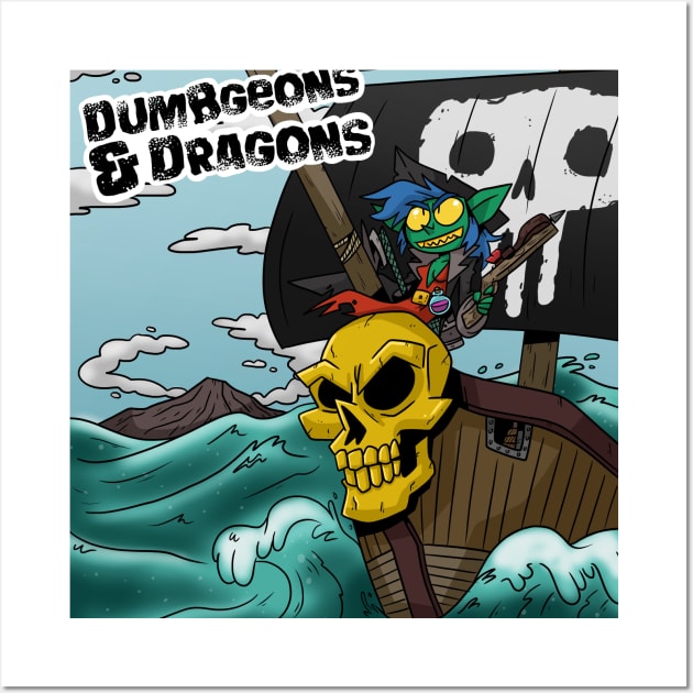 Flamikins "A Pirate's Life" - Dumbgeons & Dragons Wall Art by Dumb Dragons Productions Store